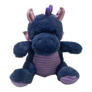Cuddle Barn Dalton the Dragon Multicolor 10” Plush Stuffed Toy Collectible